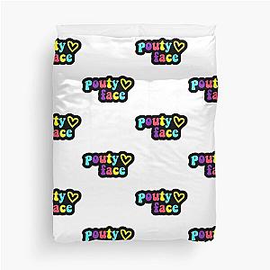 Addison Rae pouty face merch Duvet Cover