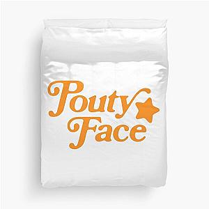 Addison Rae Pouty Face Orange Duvet Cover