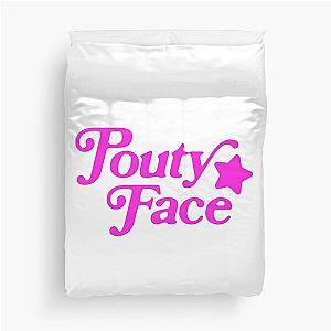 Addison Rae Pouty Face Pink Duvet Cover