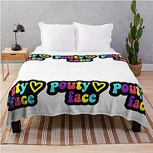 Addison Rae pouty face merch Throw Blanket