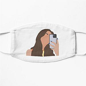 Addison rae selfie Flat Mask