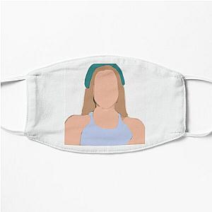 Addison rae paint sticker Flat Mask