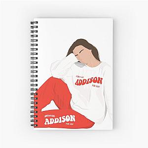 Addison Rae TikTok Spiral Notebook