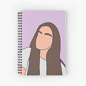 Addison Rae Drawing Spiral Notebook