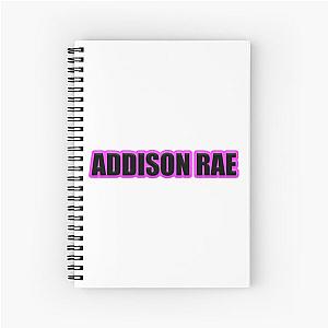 Addison Rae Spiral Notebook