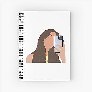 Addison rae selfie Spiral Notebook