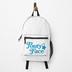 Addison Rae Pouty Face Blue Backpack