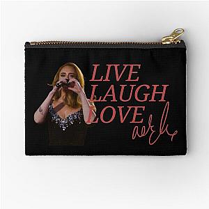 Live Laugh Love Adele Zipper Pouch