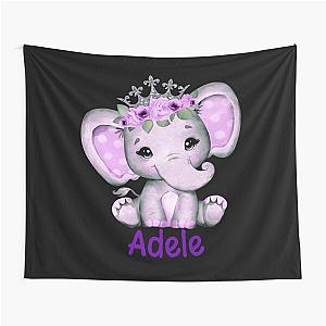 Cute Elephant Adele  Tapestry