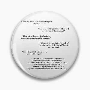 Much Ado About Nothing Quotes Pack Pin