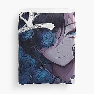 Ado Kyogen Blue Rose Duvet Cover