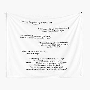 Much Ado About Nothing Quotes Pack Tapestry