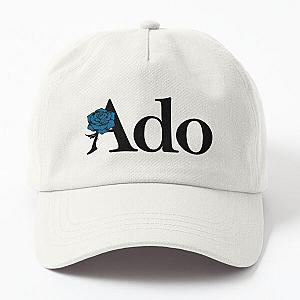 Ado Text Blue Rose Logo Dad Hat