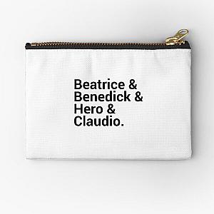 Much Ado About Nothing Names Zipper Pouch