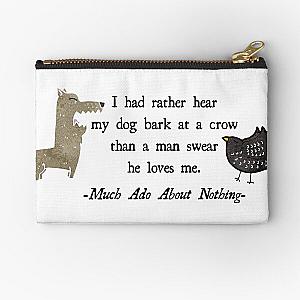 Much Ado About Beatrice Zipper Pouch