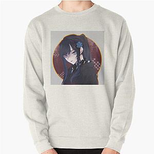 Glitchy Ado Pullover Sweatshirt