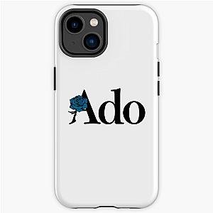 Ado Text Blue Rose Logo iPhone Tough Case