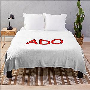 Ado name. Personalized gift for birthday your friend.  Throw Blanket