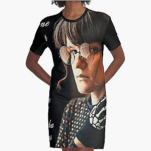 Adrianne Lenker - Once A Buncha Times Graphic T-Shirt Dress