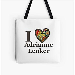 I Love Adrianne Lenker All Over Print Tote Bag