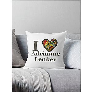 I Love Adrianne Lenker Throw Pillow