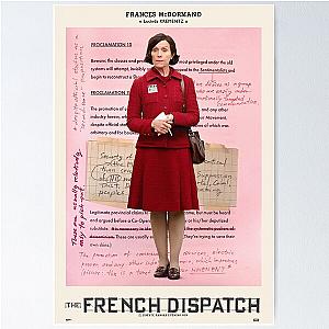 The French Dispatch (Wes Anderson) Timothée Chalamet, Adrien Brody, Frances McDormand Poster