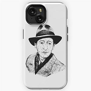 Poor Adrien Brody Black Portrait Pen Drawing Transparent iPhone Tough Case