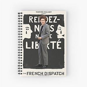 The French Dispatch (Wes Anderson) Timothée Chalamet, Adrien Brody, Tilda Swinton Spiral Notebook