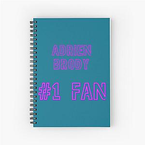 Adrien Brody 1 fan Spiral Notebook