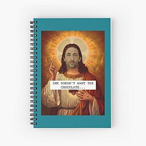 Jesus Adrien Brody Christ - Saintly Celeb Spiral Notebook