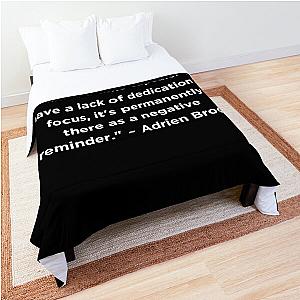 Adrien Brody Quote Comforter