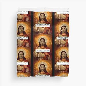 Jesus Adrien Brody Christ - Saintly Celeb Duvet Cover