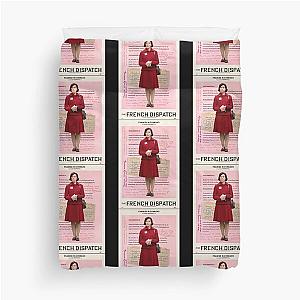 The French Dispatch (Wes Anderson) Timothée Chalamet, Adrien Brody, Frances McDormand Duvet Cover