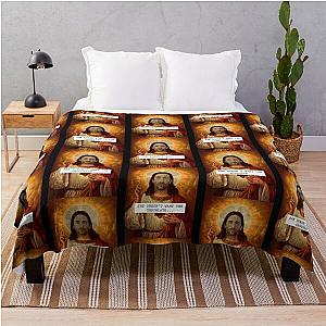 Jesus Adrien Brody Christ - Saintly Celeb Throw Blanket