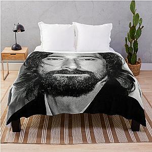 Adrien Brody Portrait Throw Blanket