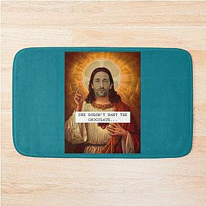 Jesus Adrien Brody Christ - Saintly Celeb Bath Mat