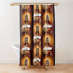 Jesus Adrien Brody Christ - Saintly Celeb Shower Curtain