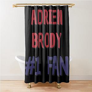 Adrien Brody - 1 Fan Shower Curtain