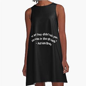 Adrien Brody Quote A-Line Dress