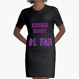 Adrien Brody 1 fan Graphic T-Shirt Dress