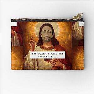 Jesus Adrien Brody Christ - Saintly Celeb Zipper Pouch