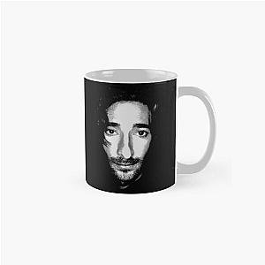 Adrien Brody Black -amp- White Portrait (Linocut) Classic Mug