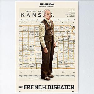 The French Dispatch (Wes Anderson) Timothée Chalamet, Adrien Brody, Bill Murray Poster