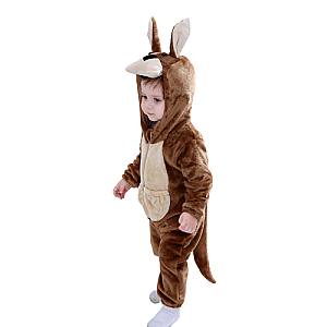 Onesie Animal Brown Kangaroo