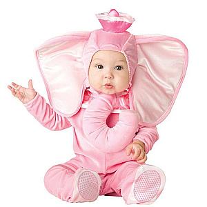 Onesie Animal Pink Elephant