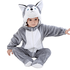 Onesie Animal Husky