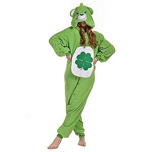 Onesie Animal Adult Green Clover Care Bear