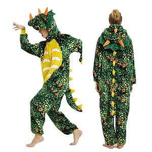 Onesie Animal Adult Printed Triceratops Dinosaurs