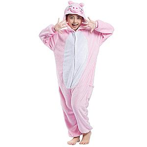 Onesie Animal Kids Pink Pig