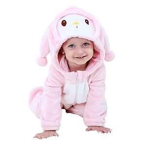 Onesie Animal Pink Baby